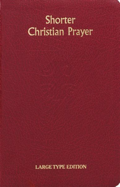 Christian Prayer Book, Large Print - St. Jude Shop, Inc.