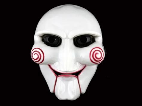 Full Face Cosplay Saw Puppet Masquerade Makeup Horror Scary Mask For ...