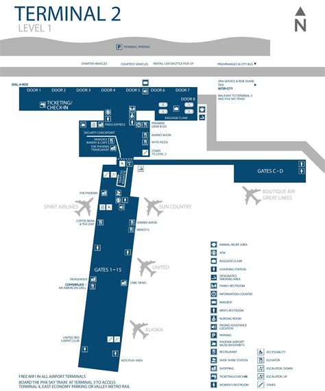 Phx Airport Terminal Map – Verjaardag Vrouw 2020