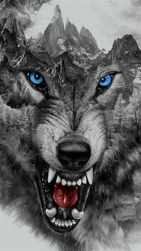 Download Angry wolf wallpaper by georgekev now. Browse millions of ...