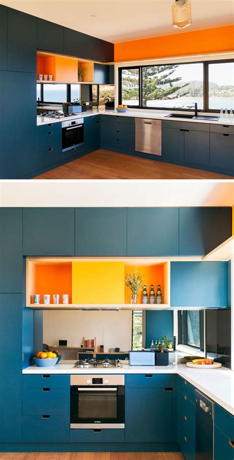 Wood Kitchen Cabinets: Orange Wood Kitchen Cabinets