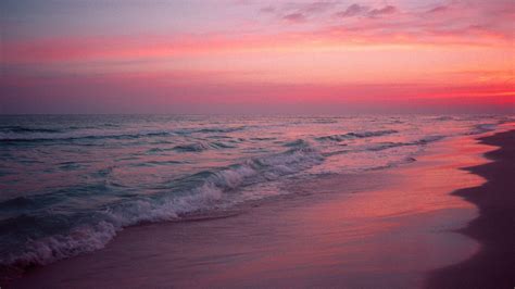 Pink Beach 14 Wallpaper Background Hd | fabulous | Pinterest | Pink ...