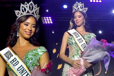 Andreína Martinez is the newly crowned Miss Dominican Republic 2021 and ...