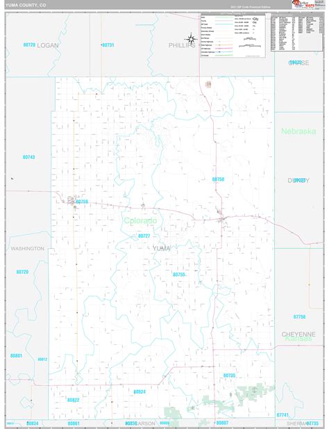 Yuma County Map