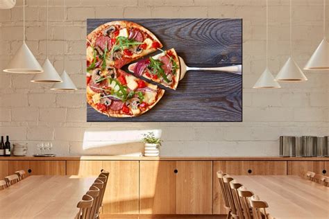 Italian Pizza Decor Cafe Wall Art Restaurant Decor Food - Etsy