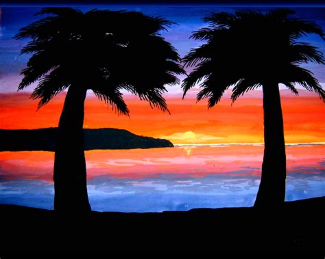 Sunset Drawing Pencil at GetDrawings | Free download