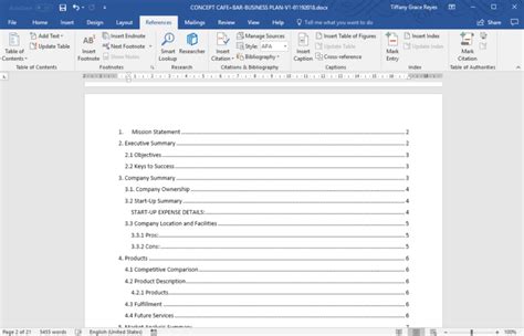 Microsoft Word Table Of Contents Template – Kicau.fromgrandma.best