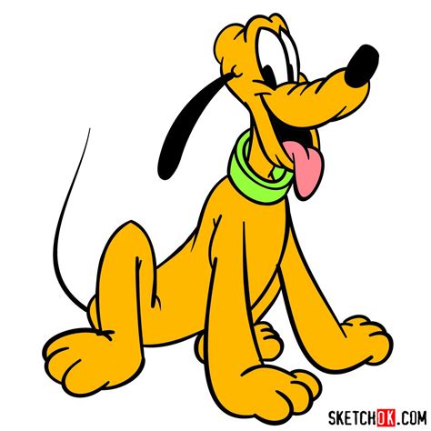 Pluto Cartoon Drawing at PaintingValley.com | Explore collection of ...