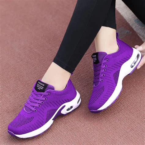 New sport shoes woman air Mesh Women Sport Walking Shape ups shoe ...