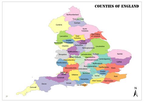 Counties of England 1 | Counties of england, England map, North somerset