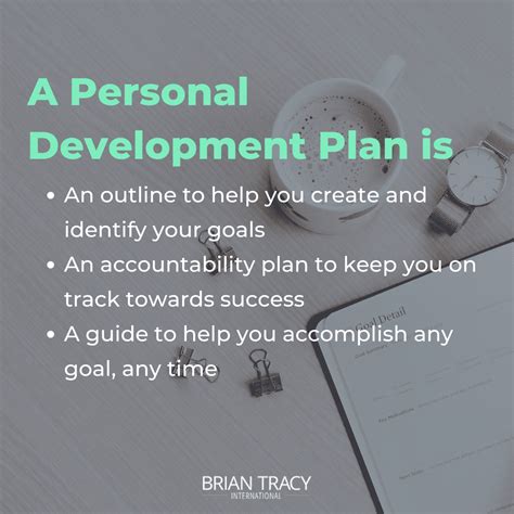 Personal Development Plan Examples for Success | Brian Tracy