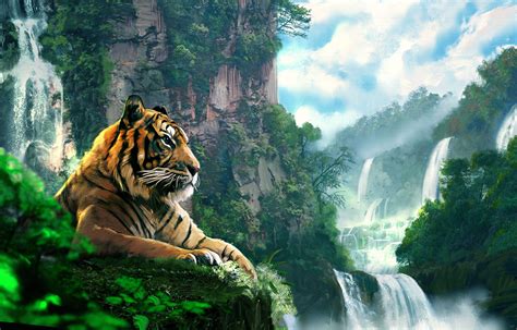 Tiger Painting Wallpapers - Wallpaper Cave