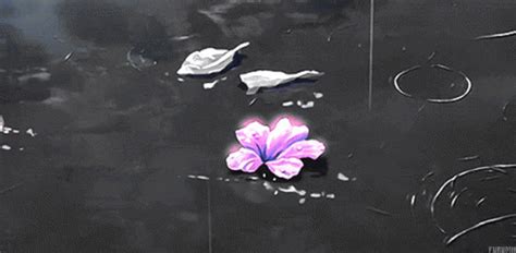 Anime Flower Purple GIF - Anime Flower Purple - Discover & Share GIFs