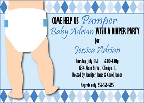 Custom Diaper Shower Invitation by FreeStyleDesignCo on Etsy