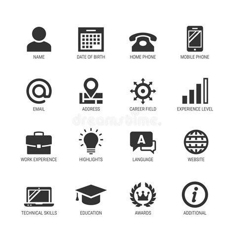 Resume Icons