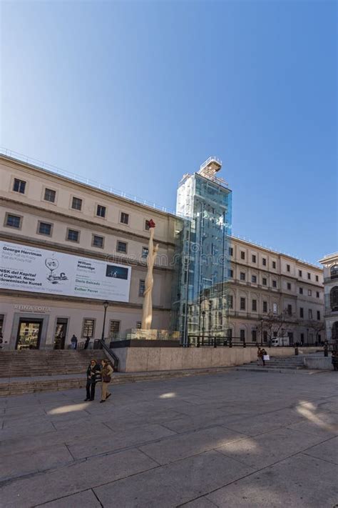 Reina Sofia National Art Center Museum in Madrid, Spain Editorial Stock ...