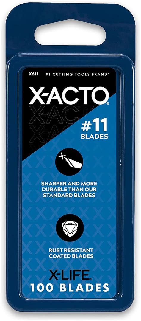 Amazon.com: X-Acto® Knife Blades, No. 11 Blade, Pack of 100 : Tools ...