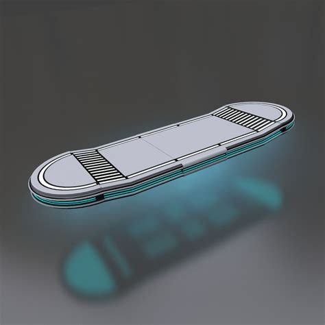 Futuristic Hoverboard 3D Model $15 - .c4d .3ds .obj .unknown - Free3D