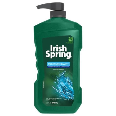 Irish Spring 24 Hour Fresh Moisture Blast Body Wash, 32 fl oz - Kroger