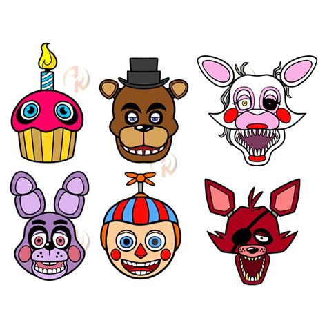 Five Nights At Freddy FNAF svg Five Nights At Freddy Bundle | Etsy