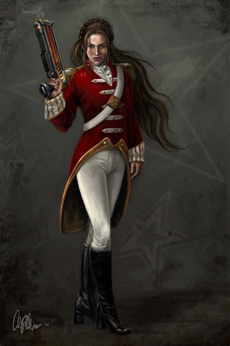 Sci-fi Fantasy Art, Character Art, Sexy Military Woman, Steam Punk Lt ...