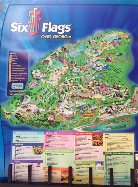 six flags over georgia park map - Coupons Are Great