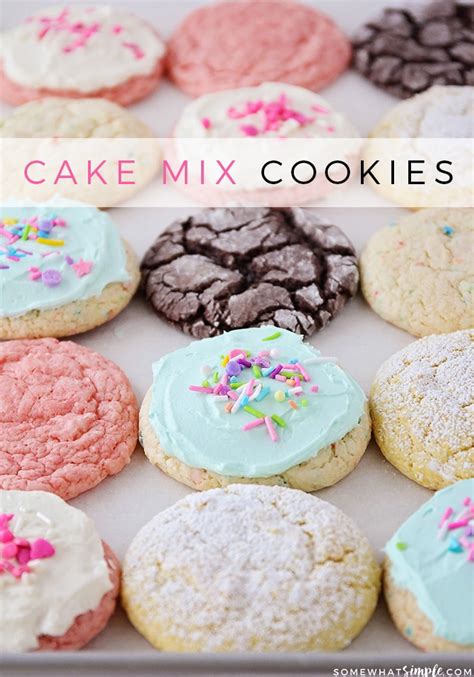 how to make cookies out of pillsbury cake mix