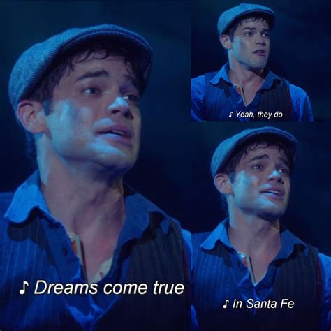 Newsies (2017)'s Jack Kelly - Jeremy Jordan - Santa Fe (sing along ...