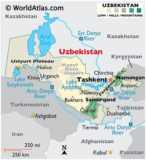 Uzbekistan Maps & Facts - World Atlas