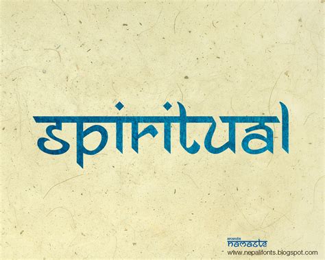 New Nepali Fonts: Ananda Namaste Free Font