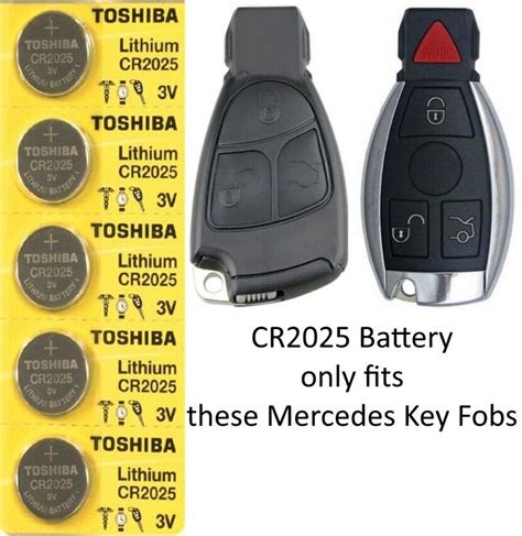 Remote Key Fob Battery for MERCEDES Key Fob & Smart Key - TOSHIBA ...