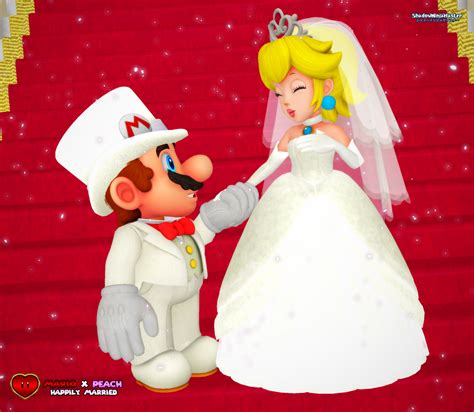 Peach And Mario Wedding