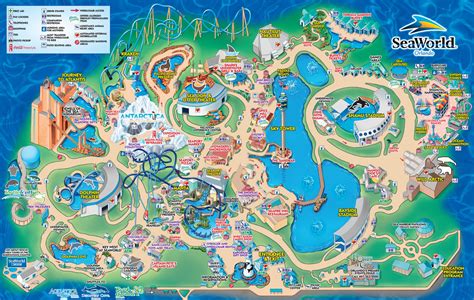 Sea World Map Theme Park Map Seaworld Orlando Orlando Map | Images and ...