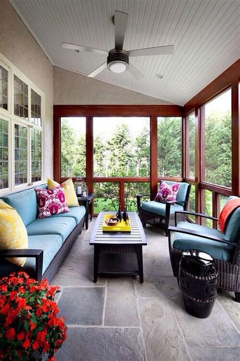 Appealing Backyard Porch Ideas | Porch furniture, Screened porch ...