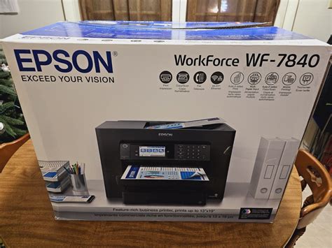 Epson WorkForce Pro WF-7840 Wireless Wide Format Color All-in-One ...