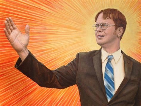 Dwight Schrute The Messiah Photographic Print by harrisonbrowne | Meme ...