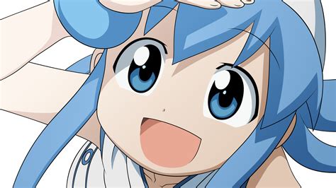 Download Ika Musume Anime Squid Girl 4k Ultra HD Wallpaper