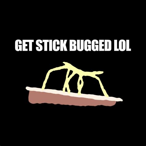 Get Stick Bugged LOL Funny Meme - Stickbug - Pillow | TeePublic