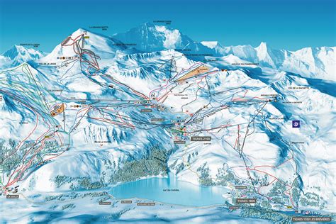 Skiline - General info about ski resort Tignes