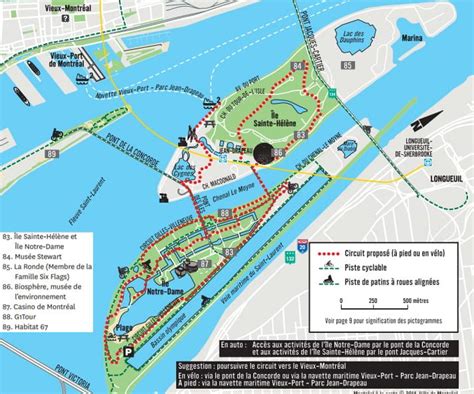 parc jean drapeau map