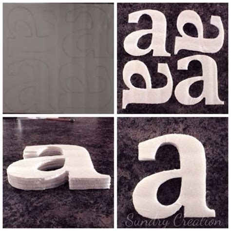 How to Make Foam Board Letters