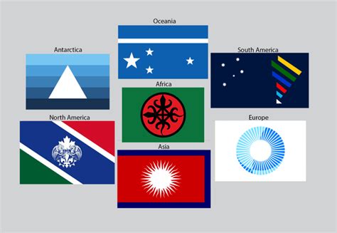 A Collection of Flags of the Continents : vexillology