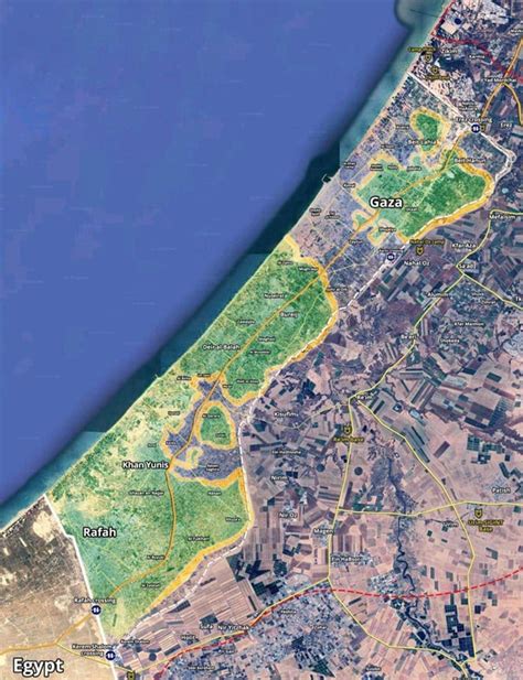 Hamas keeps loosing territory in the Gaza Strip. : r/MapPorn