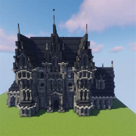 A Gothic Mansion I Just did! Hope you enjoy! : Minecraft