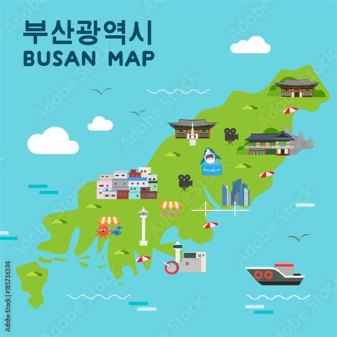 Busan Travel Map