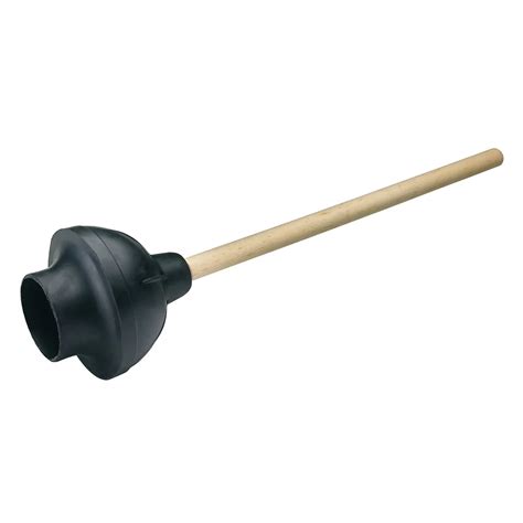 Moen 5 1/2 Inch Diameter Toilet Plunger With 18 Inch Wood Handle | The ...