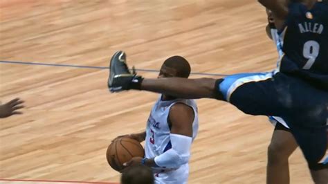 Tony Allen ejected for kicking Chris Paul in the face - SBNation.com