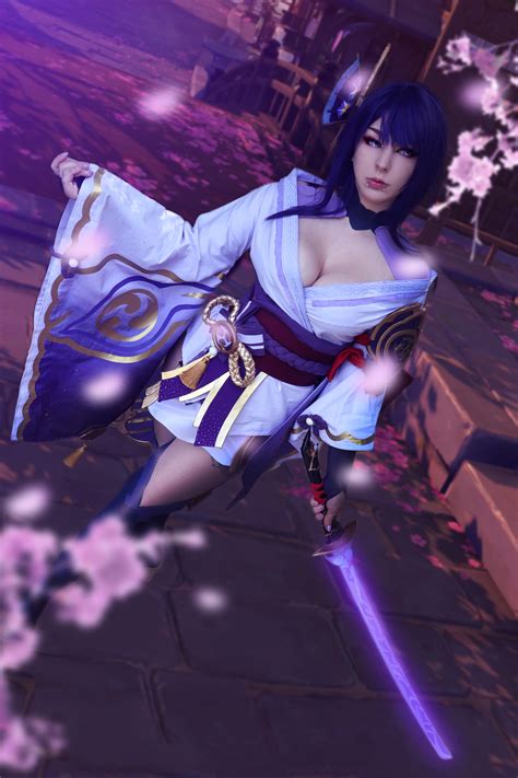 Genshin Impact Raiden Shogun Cosplay Self Cosplaygirls | Hot Sex Picture