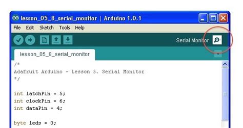 The Serial Monitor | Arduino Lesson 5. The Serial Monitor | Adafruit ...