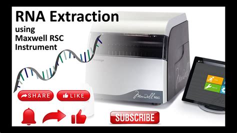 RNA Extraction using automated Promega Maxwell RSC Instrument - YouTube